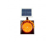 Светодиодный светофор с солнечной панелью MFK 9520 24 x 24 см жёлтый